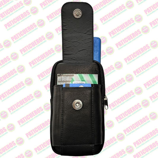 Funda Premium En Cuero Bovino Para Celular: Organización Y Elegancia En Tu Cinturón