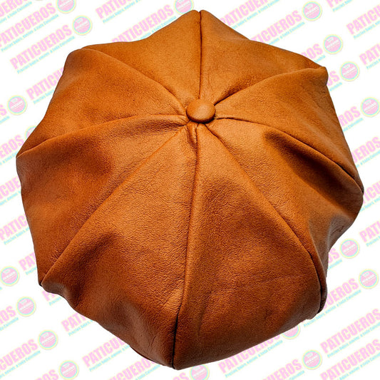 Gorra Boina Francesa En Cuero Genuino Para Mujer Dama Producto 100% Colombiano