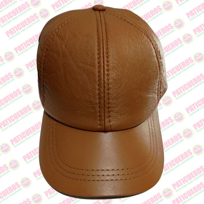 Gorra En Cuero Genuino 100% Cachucha Ajustable Unisex