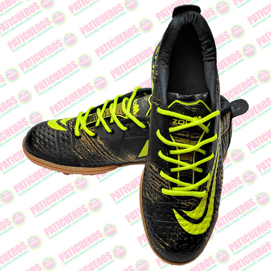 Bajo Pedido / Zapatillas Estilo Guayo Para Jugar Futbol Cancha Sintética Cemento Y Tierra