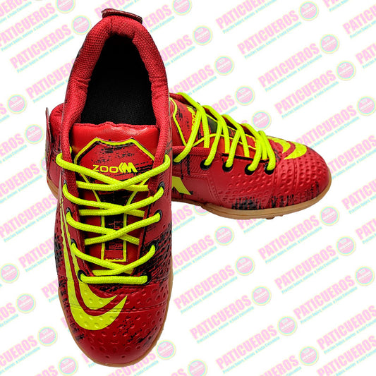 Bajo Pedido / Zapatillas Estilo Guayo Para Jugar Futbol Cancha Sintética Cemento Y Tierra