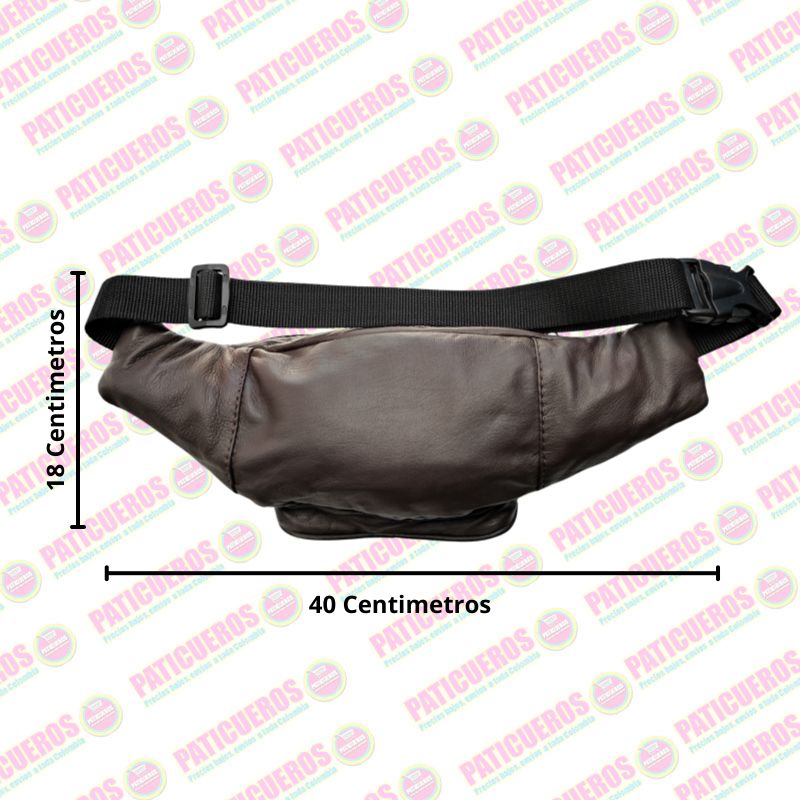 Canguro Riñonera Extra Grande En Cuero Premium Unisex