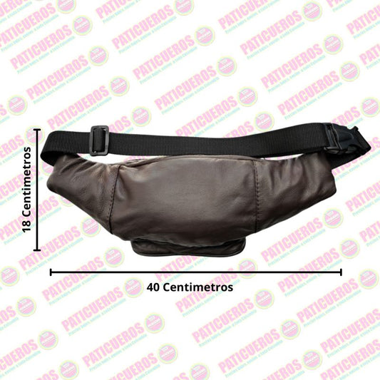 Canguro Riñonera Extra Grande En Cuero Premium Unisex