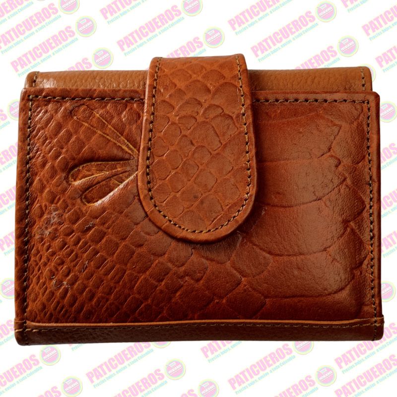 Billetera Cuero Cartera Dama Mujer Pequeña Envío a Toda Colombia