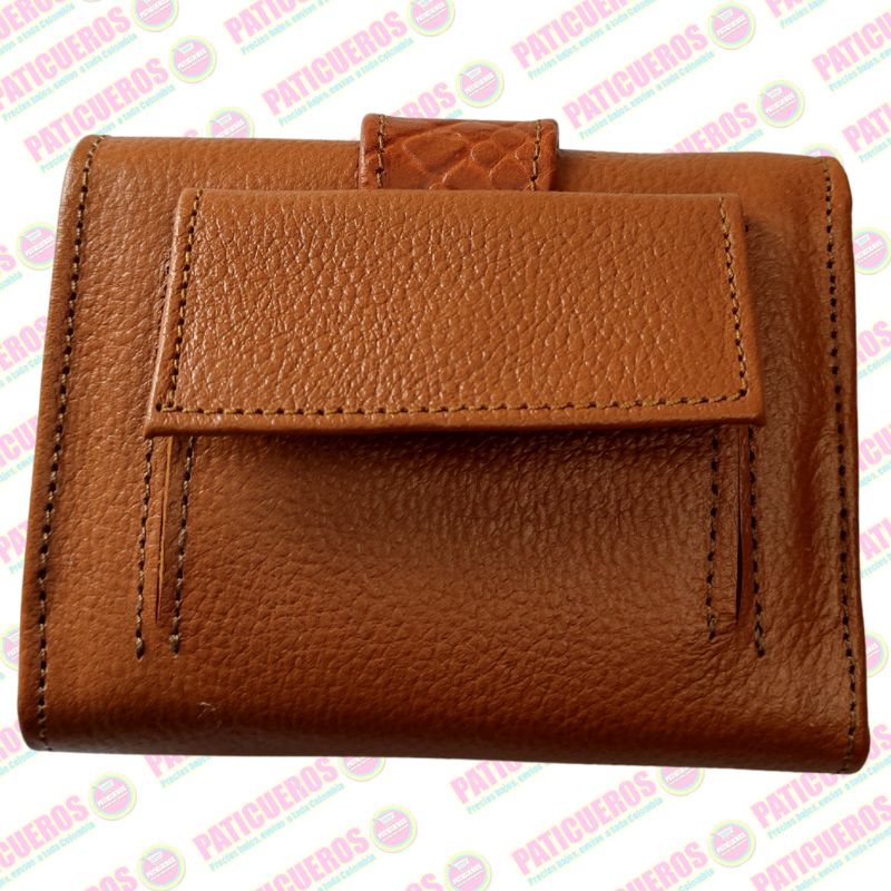 Billetera Cuero Cartera Dama Mujer Pequeña Envío a Toda Colombia