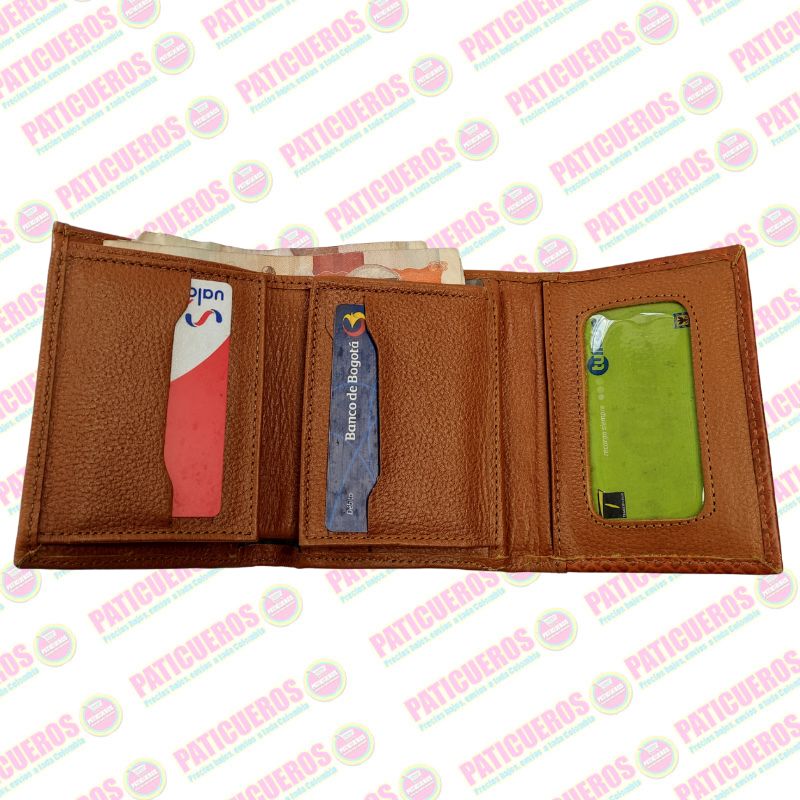 Billetera Cuero Cartera Dama Mujer Pequeña Envío a Toda Colombia