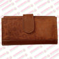 🎁 Envío gratis / Billetera Cartera Monedero Cuero Genuino Dama Mujer embrague largo