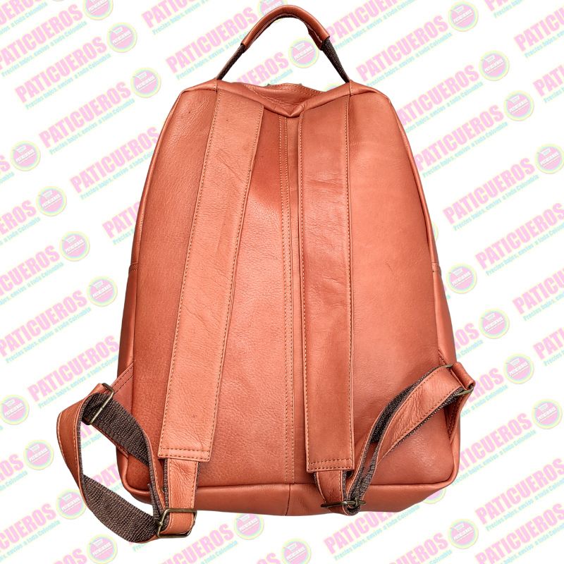 Morral En Cuero Genuino Para Portátil Unisex Producto 100% Colombiano