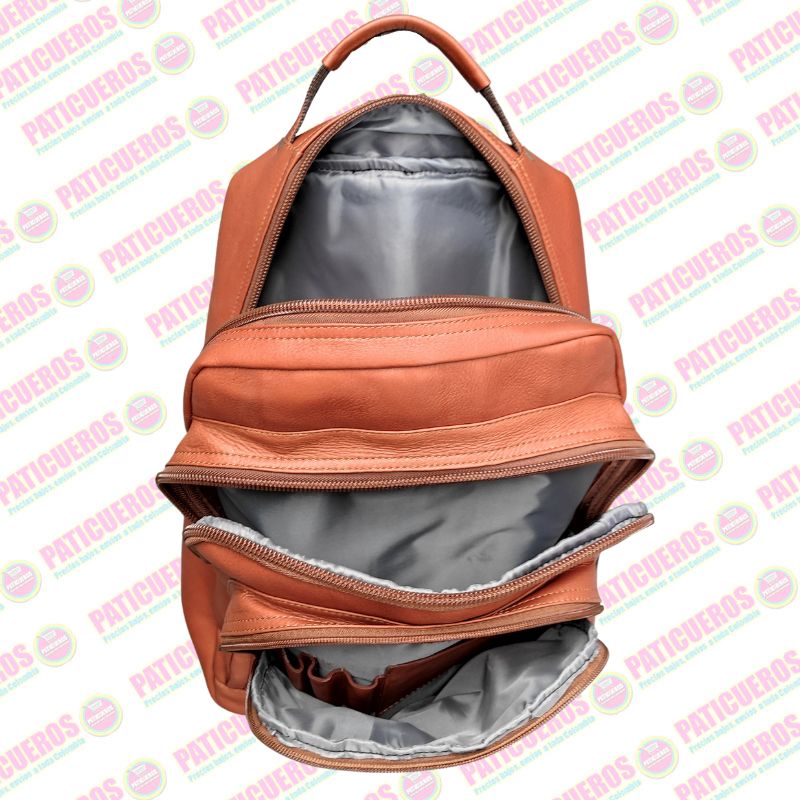 Morral En Cuero Genuino Para Portátil Unisex Producto 100% Colombiano