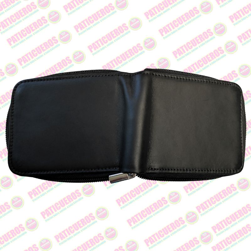 Billetera Con Cremallera En Cuero Para Hombre Producto Colombiano