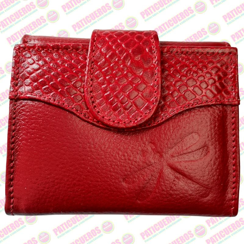 Billetera Cuero Cartera Dama Mujer Pequeña Envío a Toda Colombia