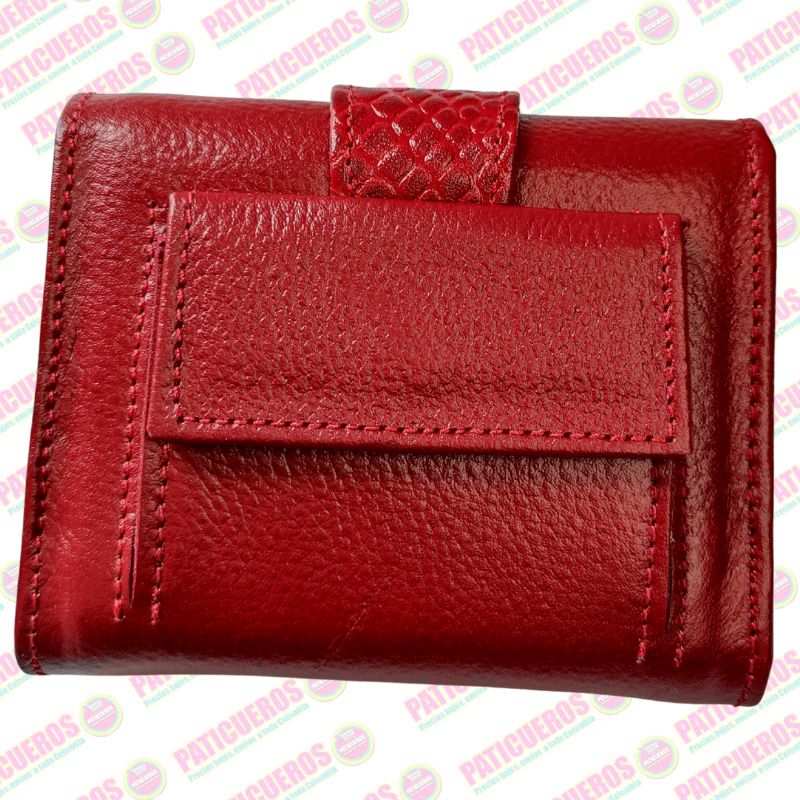 Billetera Cuero Cartera Dama Mujer Pequeña Envío a Toda Colombia