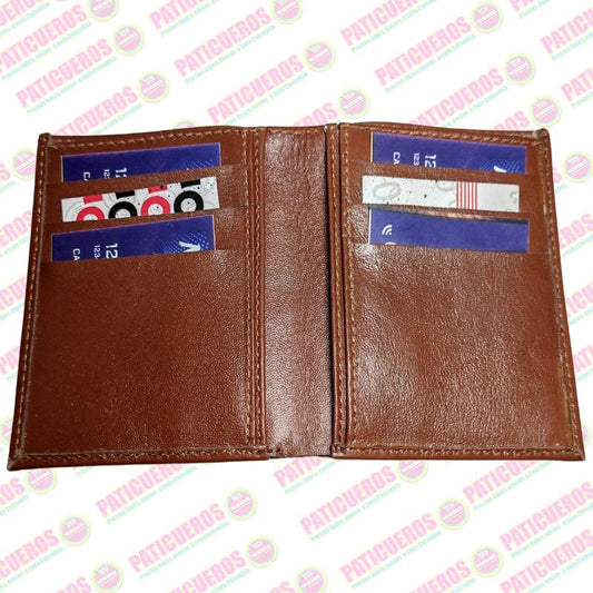 Tarjetero Porta Documentos En Cuero Genuino Hombre O Mujer Envío rápido