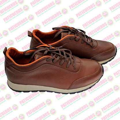 Tenis Zapatillas En Cuero Deportivas Unisex Casual Elegante Zapatos 100% Colombiano