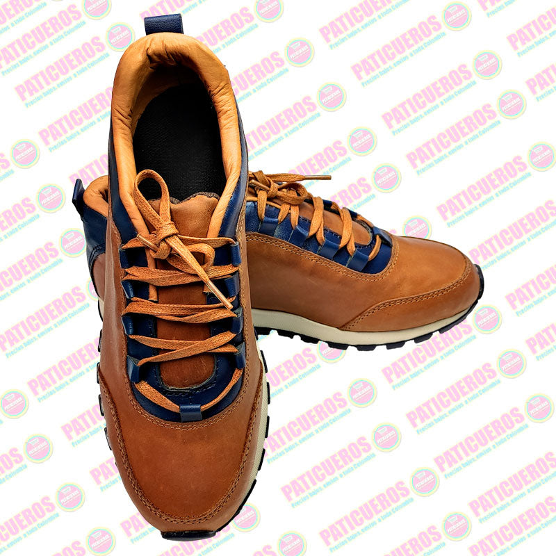 Bajo Pedido / Tenis Zapatillas Casual En Cuero Genuino Unisex Producto 100% Colombiano