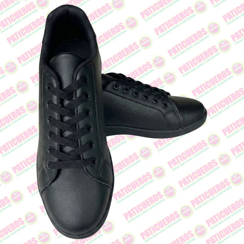 Tenis Zapatillas Colegial Cuero Blanco Envío 2 Días Toda Colombia Unisex