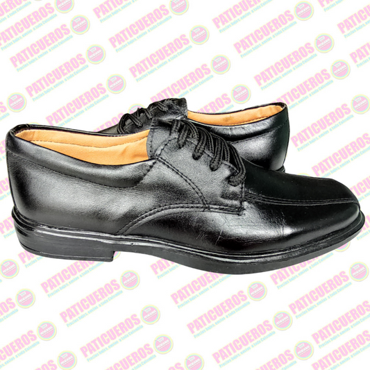 Zapatos Para El Colegio En Cuero Negro ¡Producto Colombiano!