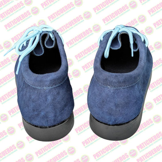 Bajo Pedido / Zapatos En Cuero Gamuza Negra Estilo Abuelo ¡Producto Colombiano!