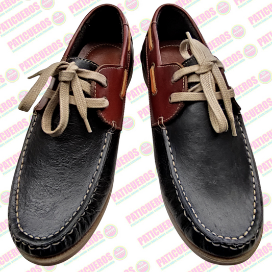 Zapatos Estilo Apache Mocasín En Cuero Para Hombre