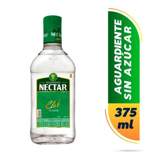 Aguardiente Nectar Club 375 ml - Tradición y Sabor Auténtico en un Formato Compacto