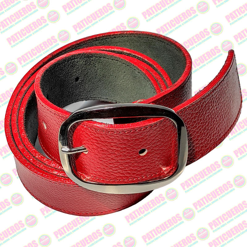 Correa En Cuero Genuino Para Dama 4 Centímetros De Ancho Cinturón Para Mujer