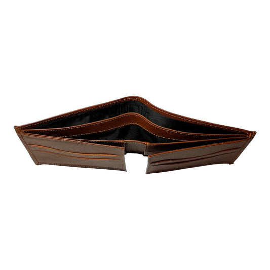 Billetera En Cuero 100% Para Hombre 3 Colores Disponibles