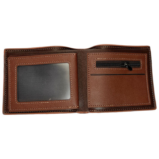 Billetera Cartera Cuero PU Menbence Hombre Deportiva Entrega Veloz