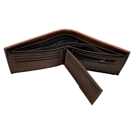 Billetera Cartera Cuero PU Menbence Hombre Deportiva Entrega Veloz