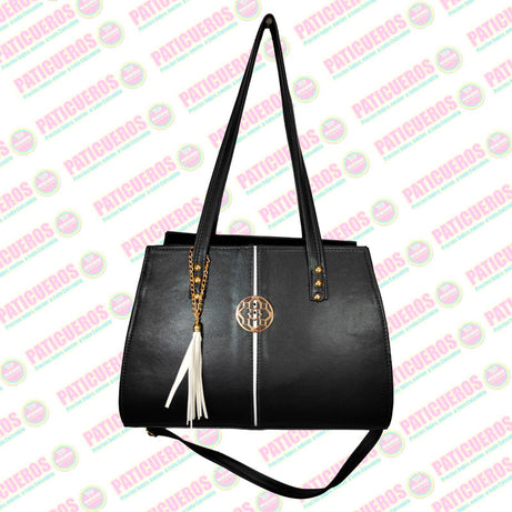 Bolso Diseño Liso De Material Sintético Con Asas Para Mujer Hecho En Colombia