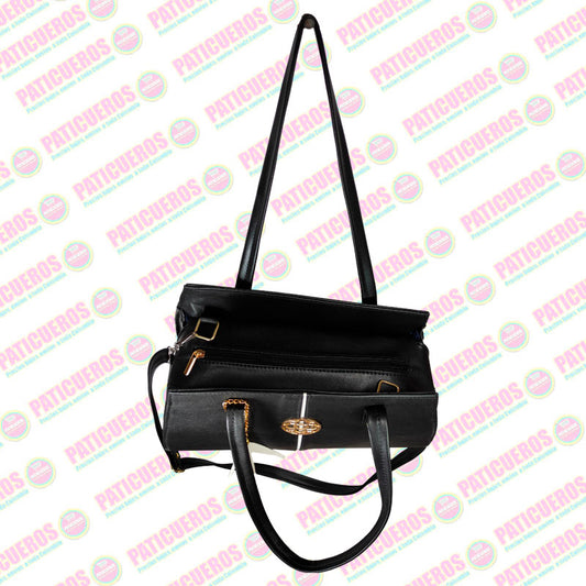 Bolso Diseño Liso De Material Sintético Con Asas Para Mujer Hecho En Colombia