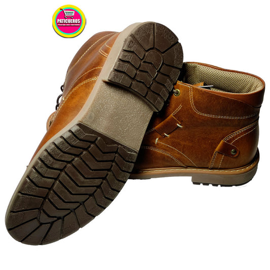 Bajo Pedido / Envío Gratis Botines Botín Botas Zapatos De Cuero Para Hombre Caballero Entrega En 2 Días