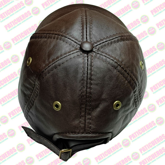 Gorra En Cuero Genuino 100% Cachucha Ajustable Unisex
