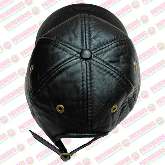 Gorra En Cuero Genuino 100% Cachucha Ajustable Unisex