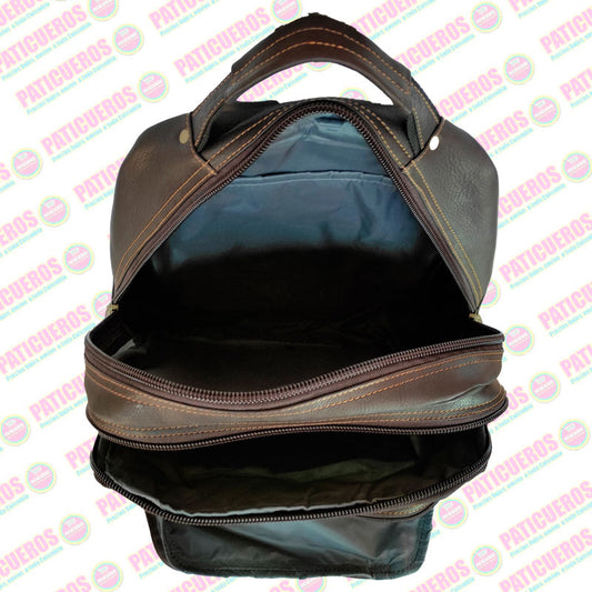 Morral En Cuero Genuino Para Portátil Unisex Producto 100% Colombiano