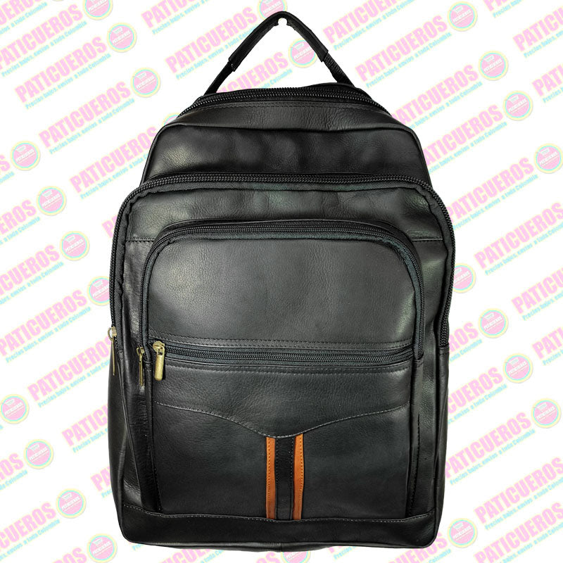 Morral En Cuero Genuino Para Portátil Unisex Producto 100% Colombiano