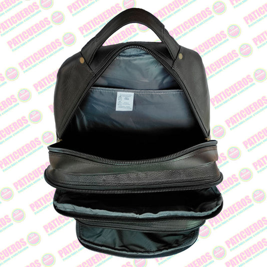 Morral En Cuero Genuino Para Portátil Unisex Producto 100% Colombiano