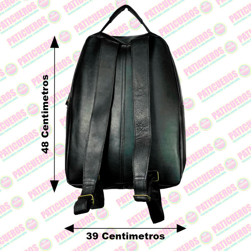 Morral En Cuero Genuino Para Portátil Unisex Producto 100% Colombiano
