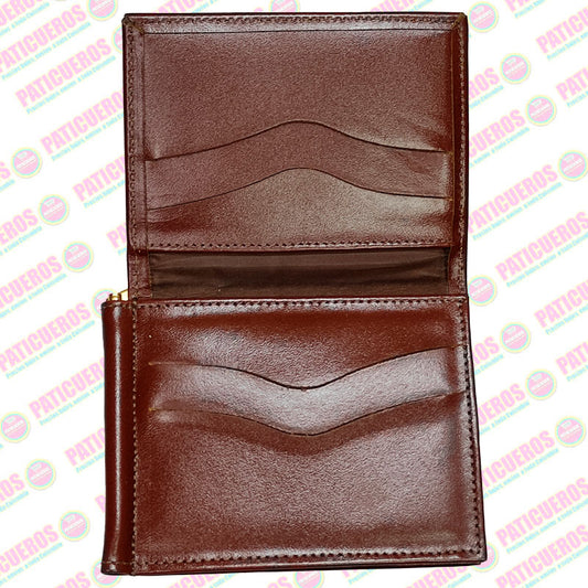 Porta Billetes Tarjetero En Cuero Mejor Precio