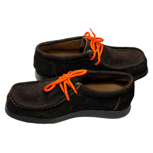 Bajo Pedido / Zapatos En Cuero Gamuza Negra Estilo Abuelo ¡Producto Colombiano!