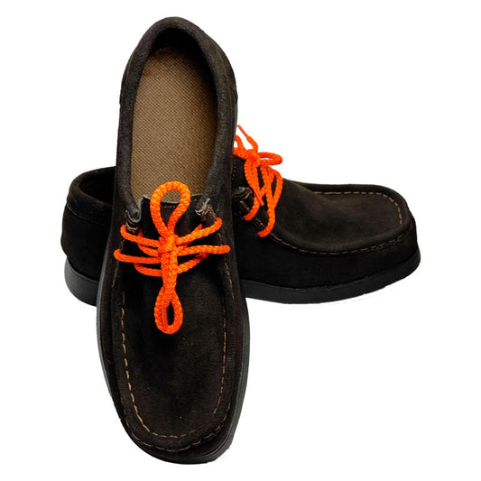 Bajo Pedido / Zapatos En Cuero Gamuza Negra Estilo Abuelo ¡Producto Colombiano!