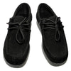 Zapatos En Cuero Gamuza Negra Estilo Abuelo ¡Producto Colombiano!