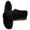 Zapatos En Cuero Gamuza Negra Estilo Abuelo ¡Producto Colombiano!
