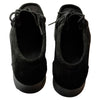 Zapatos En Cuero Gamuza Negra Estilo Abuelo ¡Producto Colombiano!