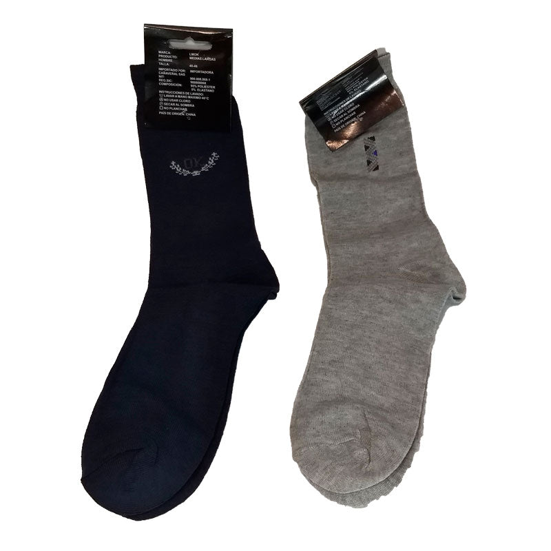 Pack 6 Pares De Medias Surtidas Para Vestir Formal